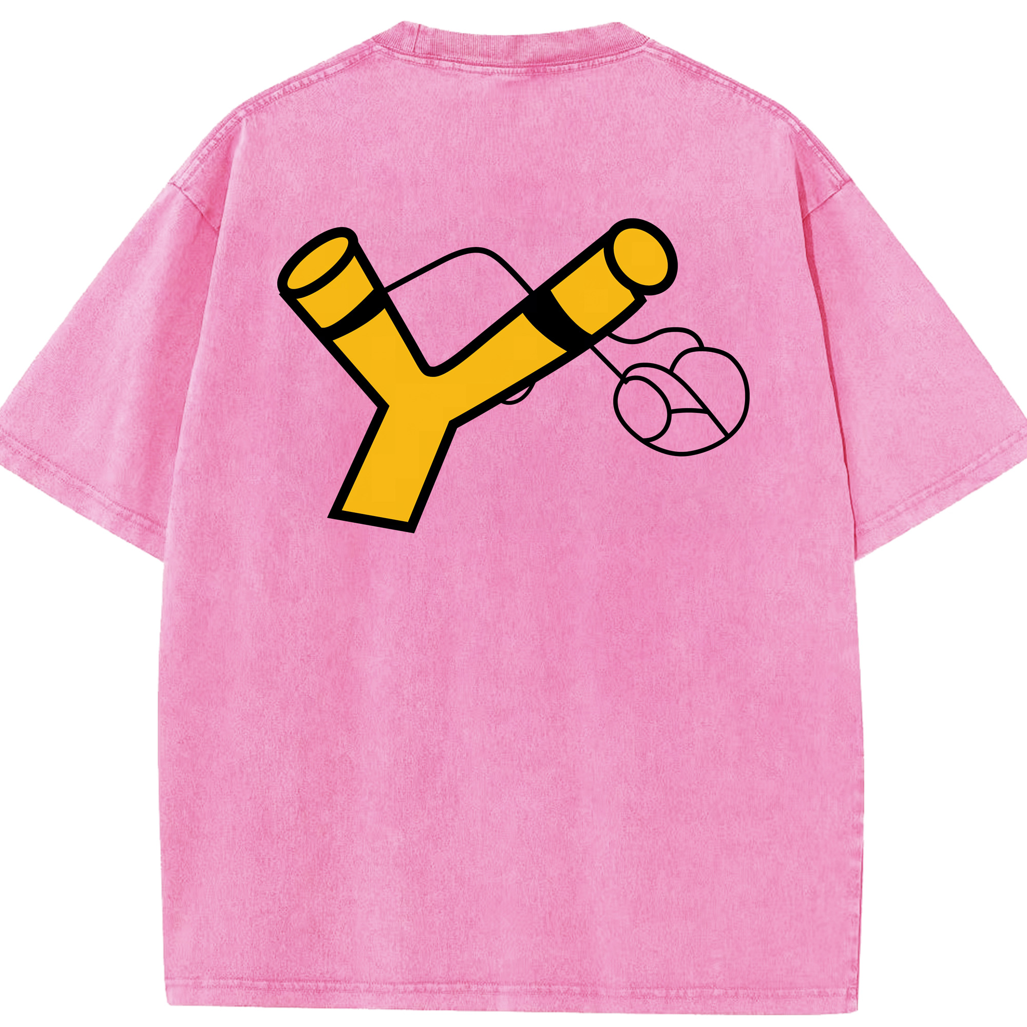 （画像用） Angry Birds アングリーバード 綿100% ヴィンテージ風 半袖Tシャツ（背面プリント）